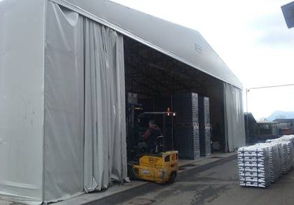 External warehouses with 3000 cubic meters of capacity